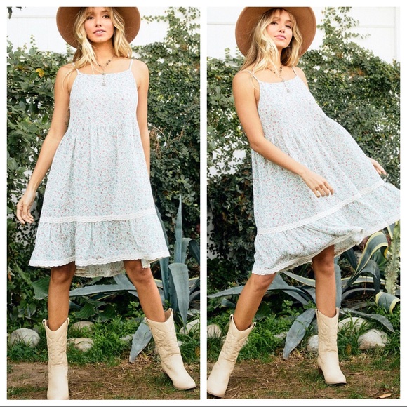 Boho chic tank spring/summer print dress - Picture 2 of 4